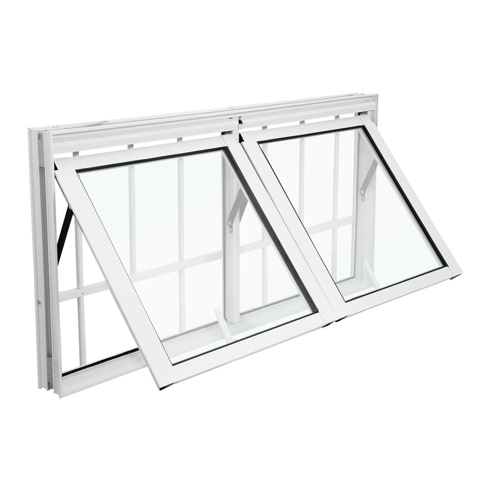 Janela Nobre Maxim-ar Com Grade 2 Folhas 0,50x1,00 Branca Crv