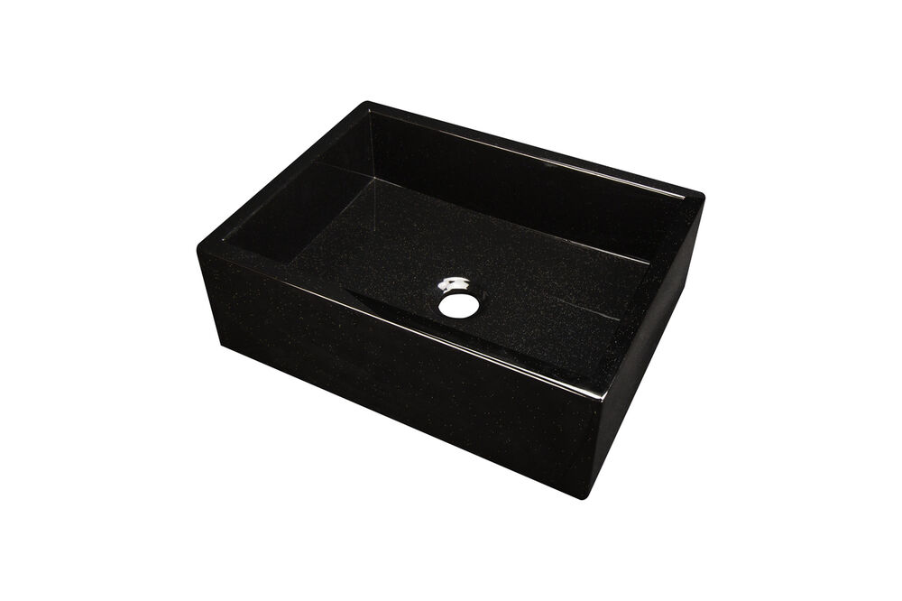 Cuba para Banheiro de Apoio Rubi Preto Fosco 40x30 Venturi
