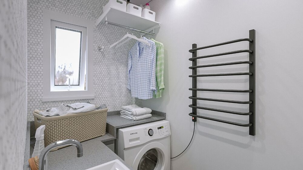 Toalheiro Térmico 1 Toalha lado Direito 220V Preto Flape