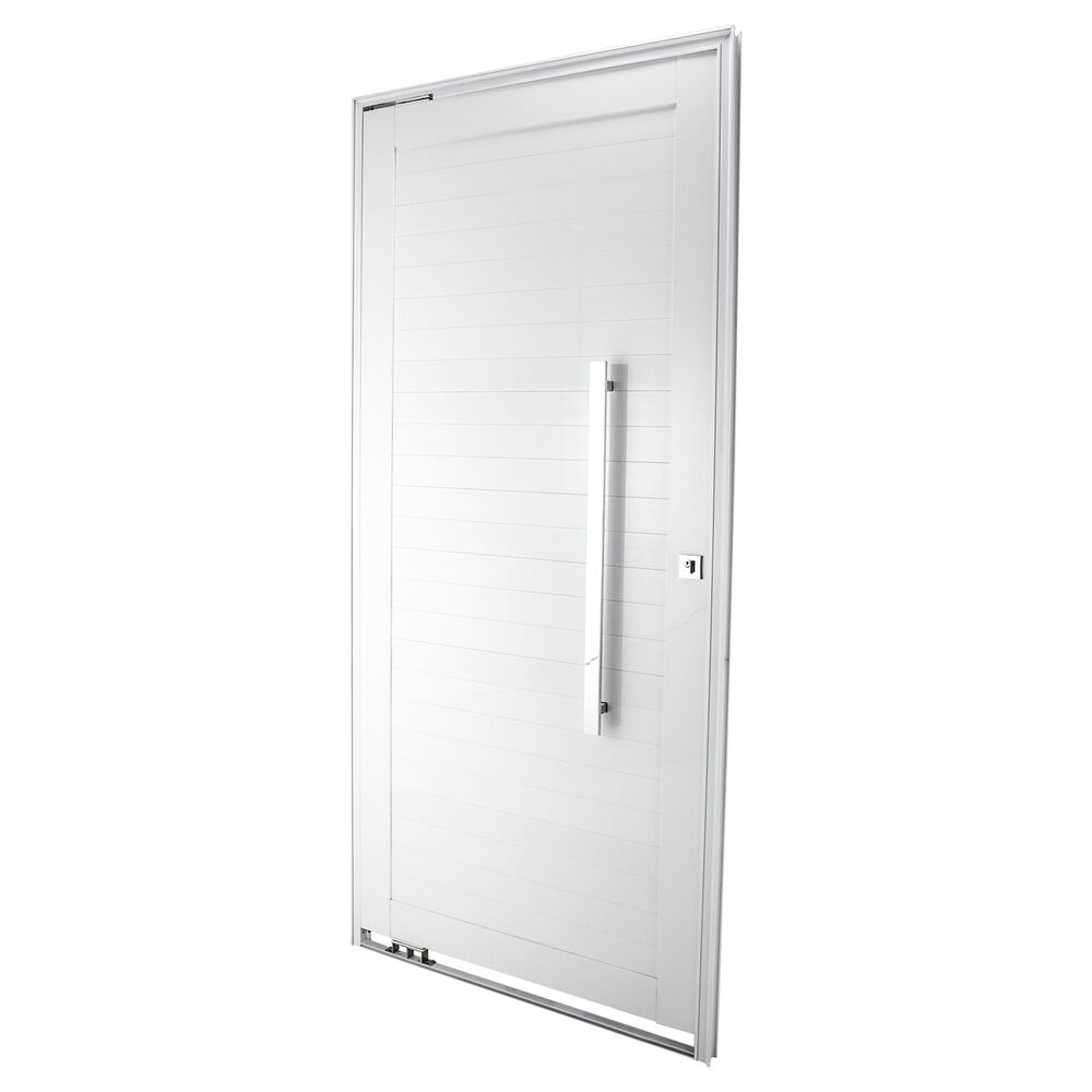 Porta Pivotante Lambri R47 Direito com Puxador Reto 215X100 Branco CRV