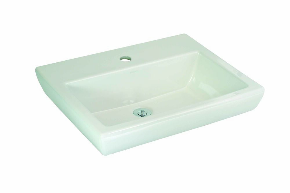 Cuba para Banheiro de Apoio Parliament Retangular Branca 56x44 Kohler