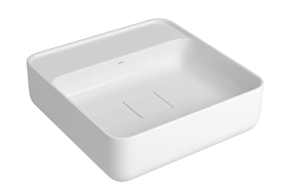 Cuba para Banheiro de Apoio com Mesa Quadratta Slim 40x40 Branco Gelo L.11040.M.17 Deca