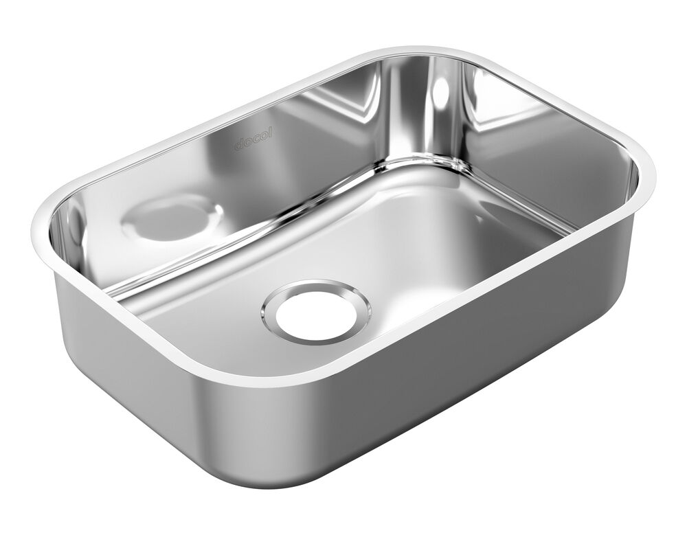 Cuba para Cozinha de Embutir Riva Brilho 47x32x14,5 Aço Inox Docol