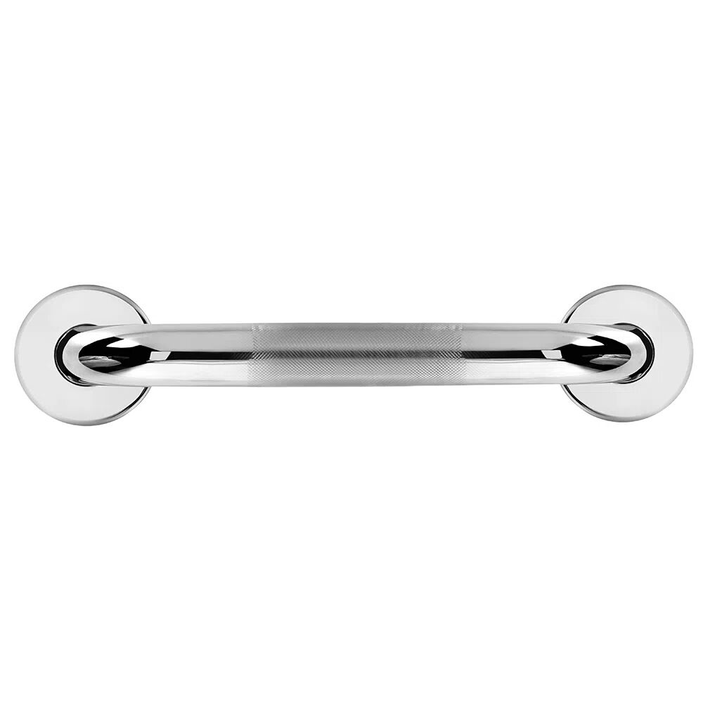 Barra de Apoio em Curva Antiderrapante 30cm Aço Inox Astra