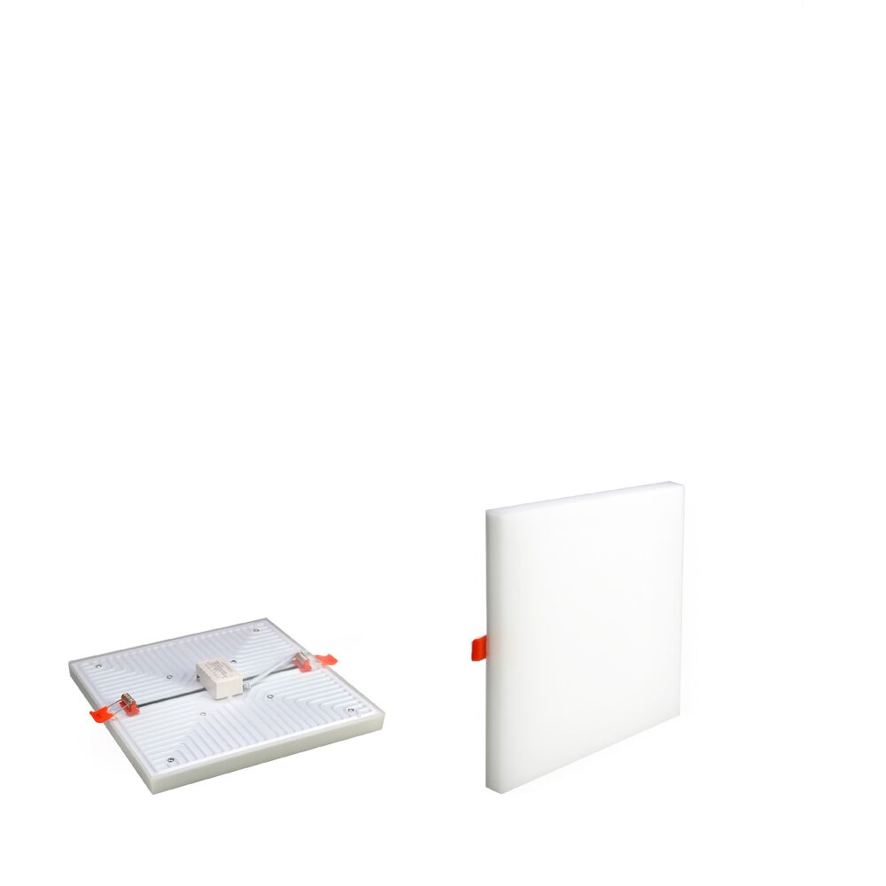 Painel de LED 2 em 1 Quadrado Bivolt 24W 4000K Luz Neutra Vitralux