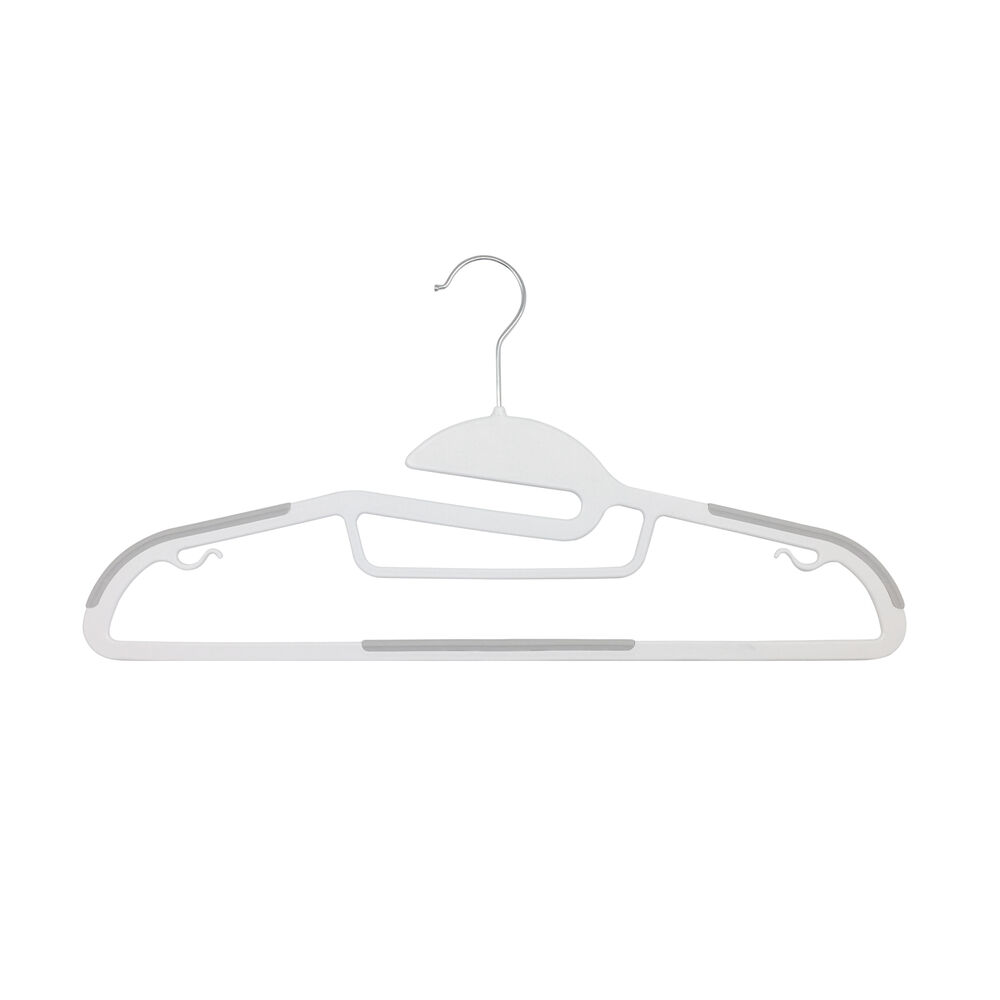 Cabide Sintético 5 Peças Hanger Branco Casa&Ideia