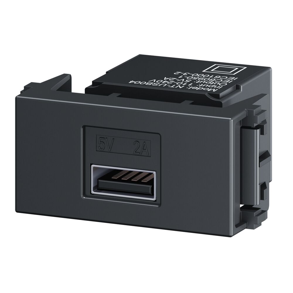 Módulo USB Keystone Esatta Grafite Escuro Weg