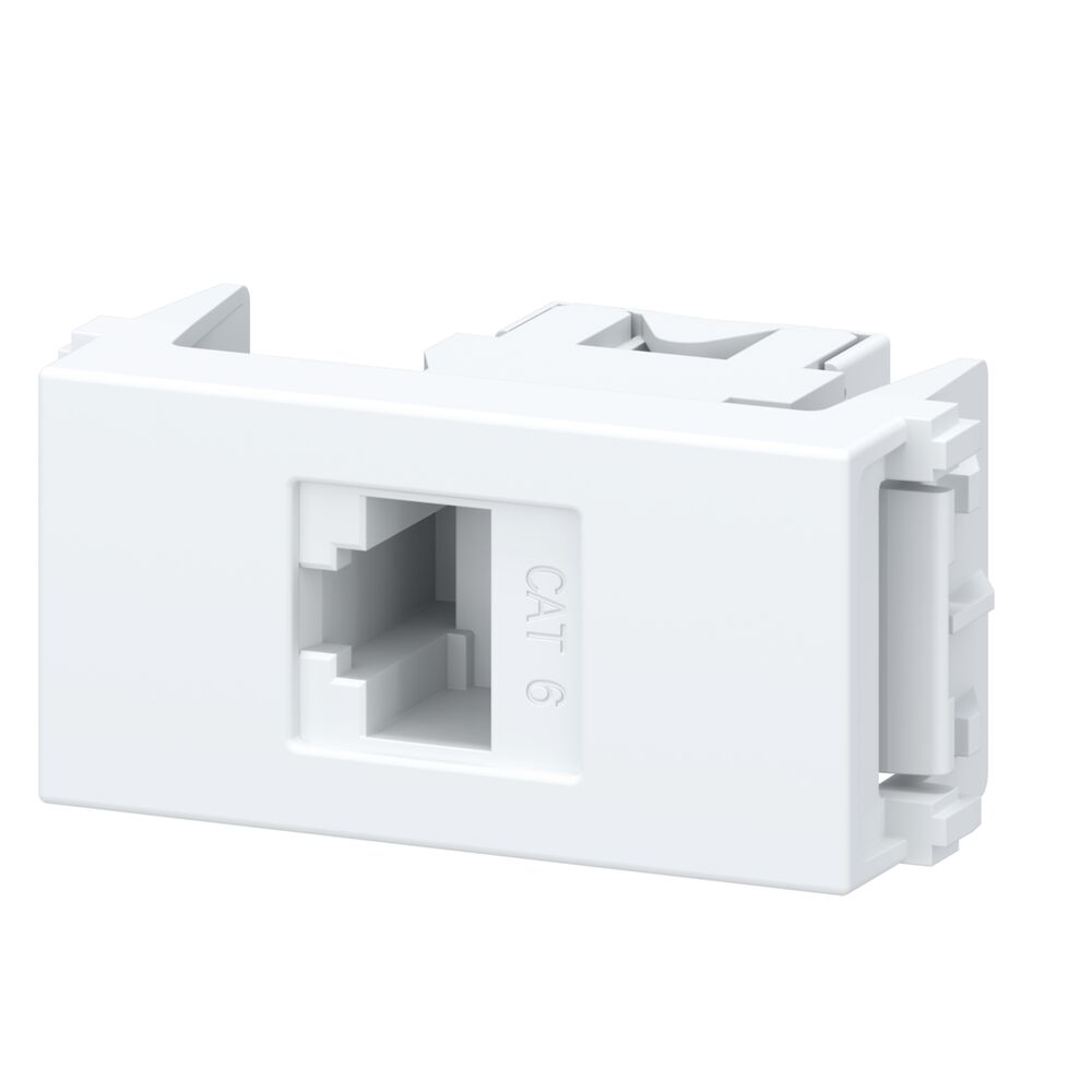 Módulo Tomada RJ45 CAT 6 Esatta Branco Weg