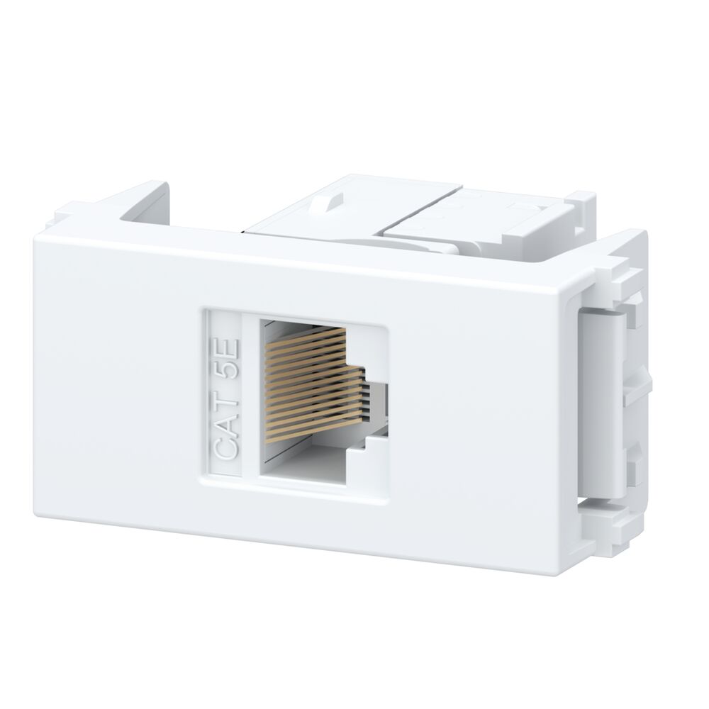 Módulo Tomada RJ45 CAT 5E Esatta Branco Weg