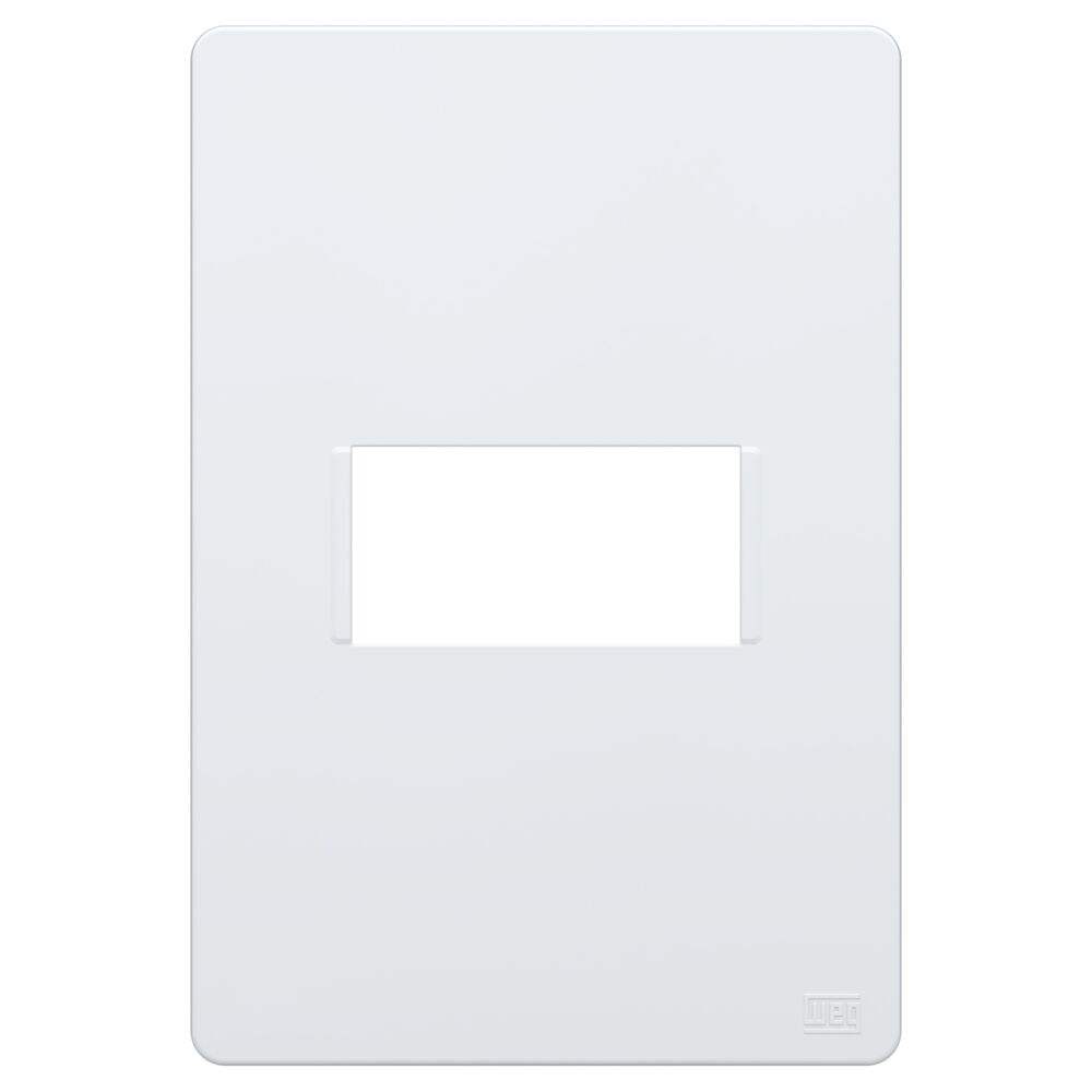 Placa 4x2 para 1 Posto Esatta Branco Weg