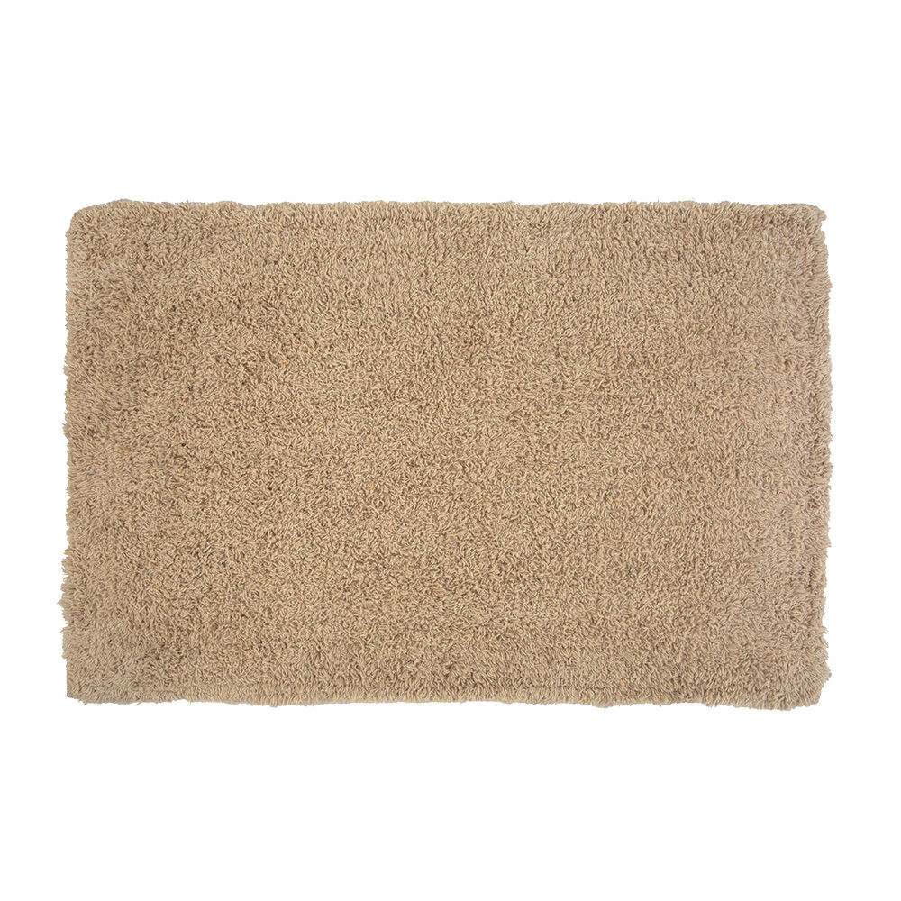 Tapete para Banheiro Gentle Algodão 40x60cm Bege Casa&Ideia