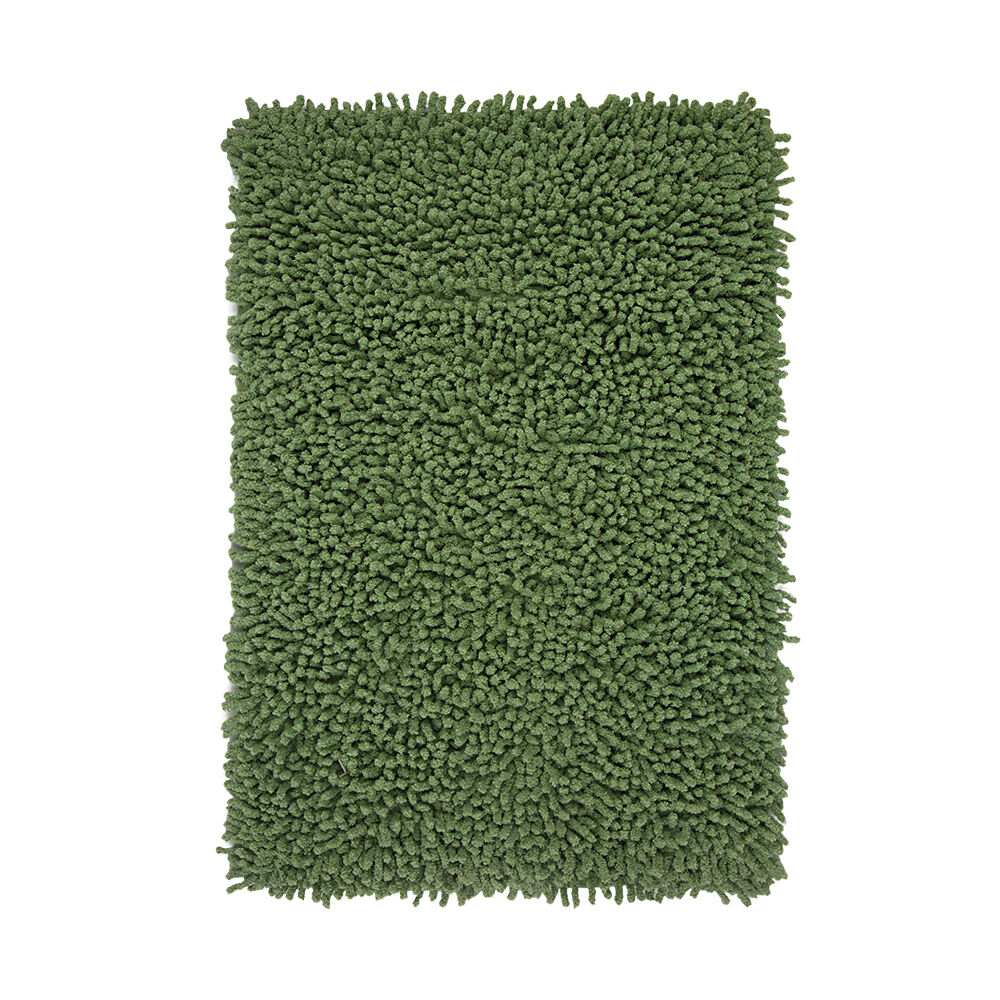 Tapete para Banheiro Chenille 40x60cm Verde Casa&Ideia