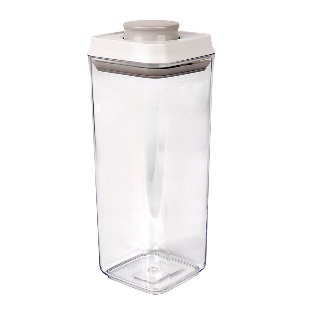 Pote para Mantimentos a Vácuo 1700ml Branco Casa&Ideia
