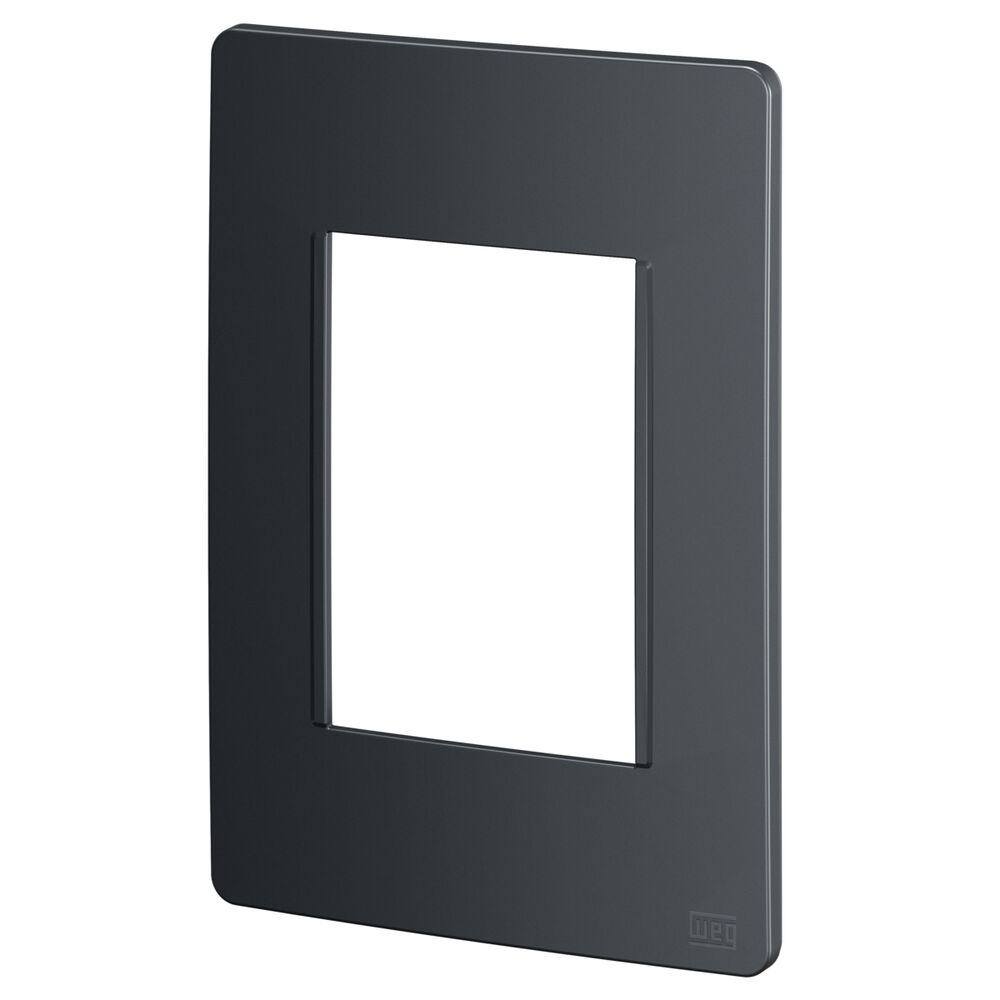 Placa 4x2 3 Seções Esatta Grafite Escuro Weg