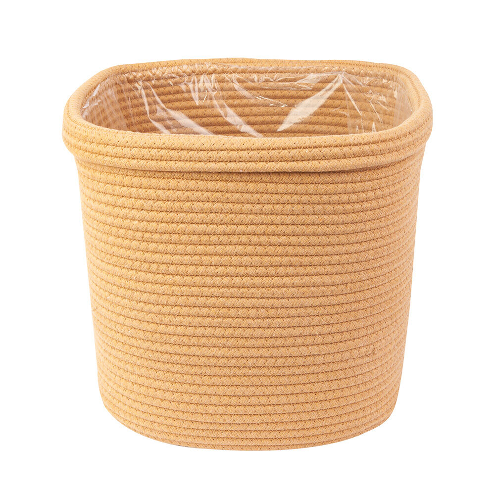 Cesta Decorativa sem Alça 33x33x27cm Cream Fascino