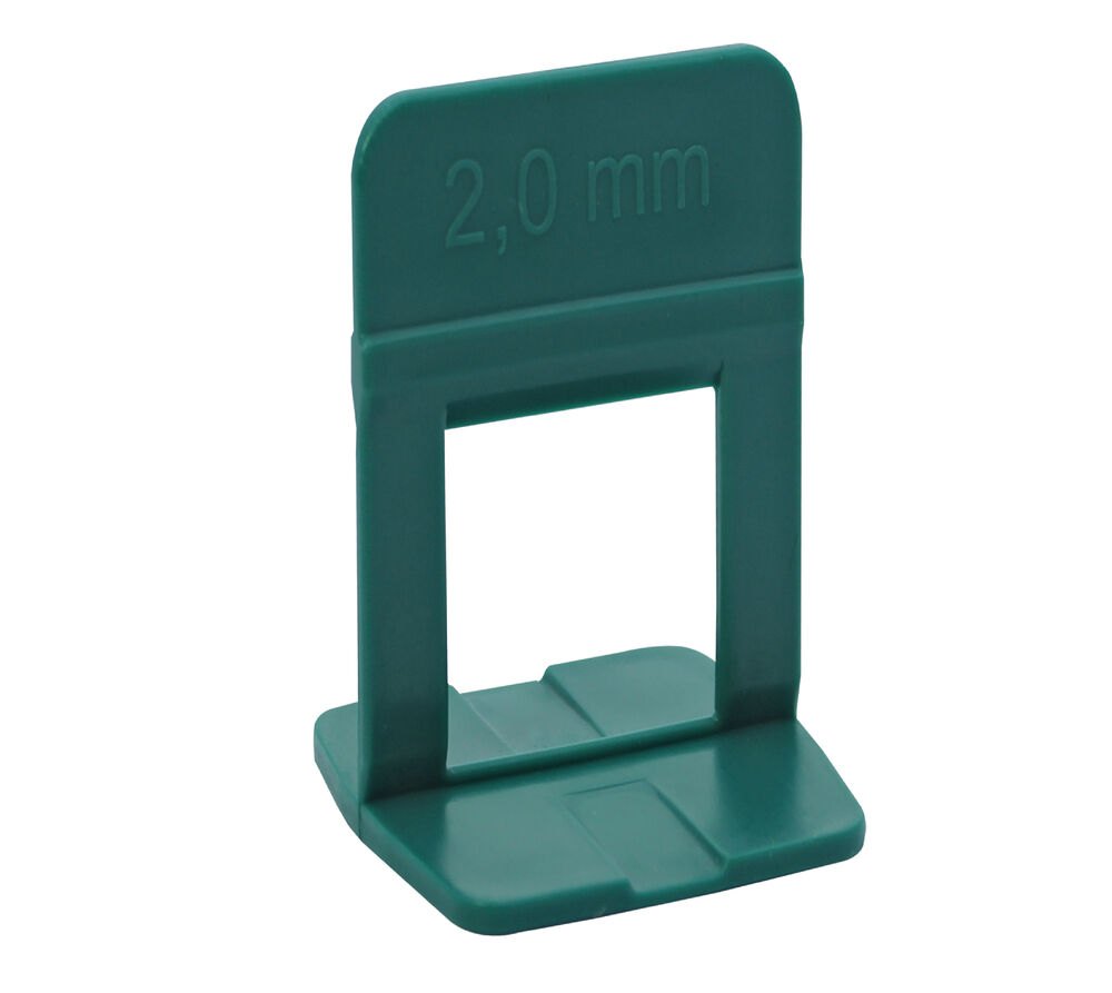 Espaçador Nivelador Slim com 1000 Peças 2mm Verde Cortag