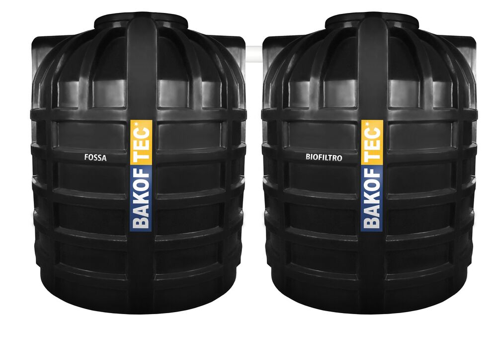 Conjunto Fossa e Biofiltro 650L Preto Bakof Tec