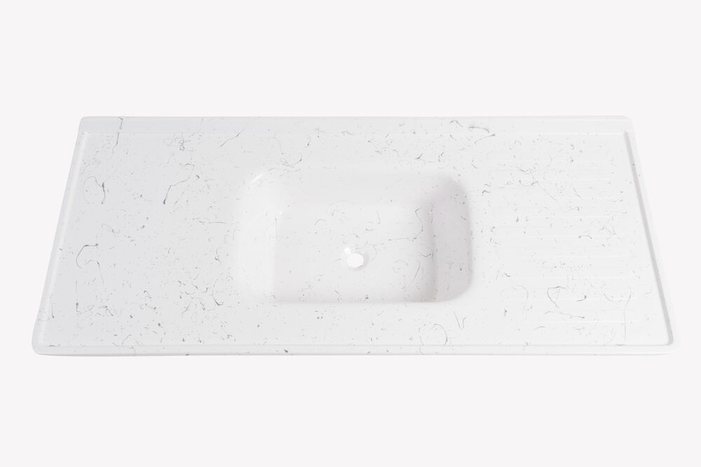 Pia Marmorite Granito Branco 120x56cm Hidrofama