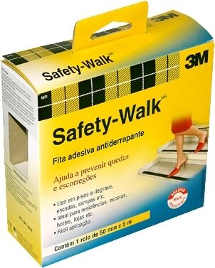 Fita Antiderrapante Milenium 5,5cmx5m Preta 3M