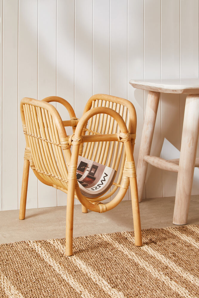 Porta Revistas Natural Rattan 41,5x45x28cm Mart Collection