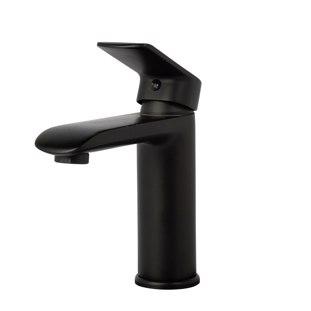 Torneira Misturador Monocomando para Banheiro de Mesa Bica Baixa 1/2 Maré Preto Addra