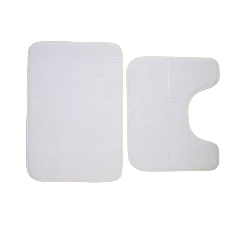 Tapete de Banheiro 40x60x1,2cm Branco Casa&ideia