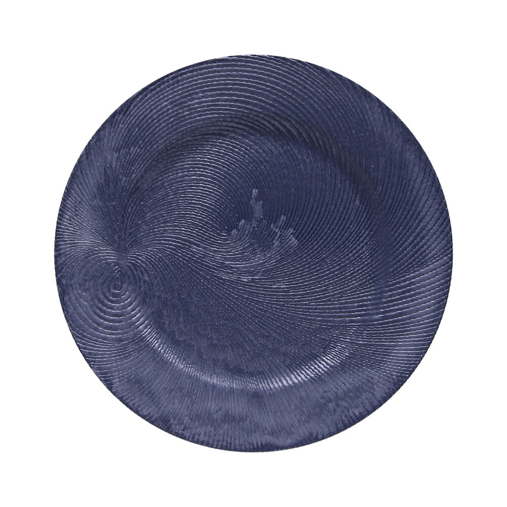 Sousplat Galles Flat Marinho 33cm Copa & Cia