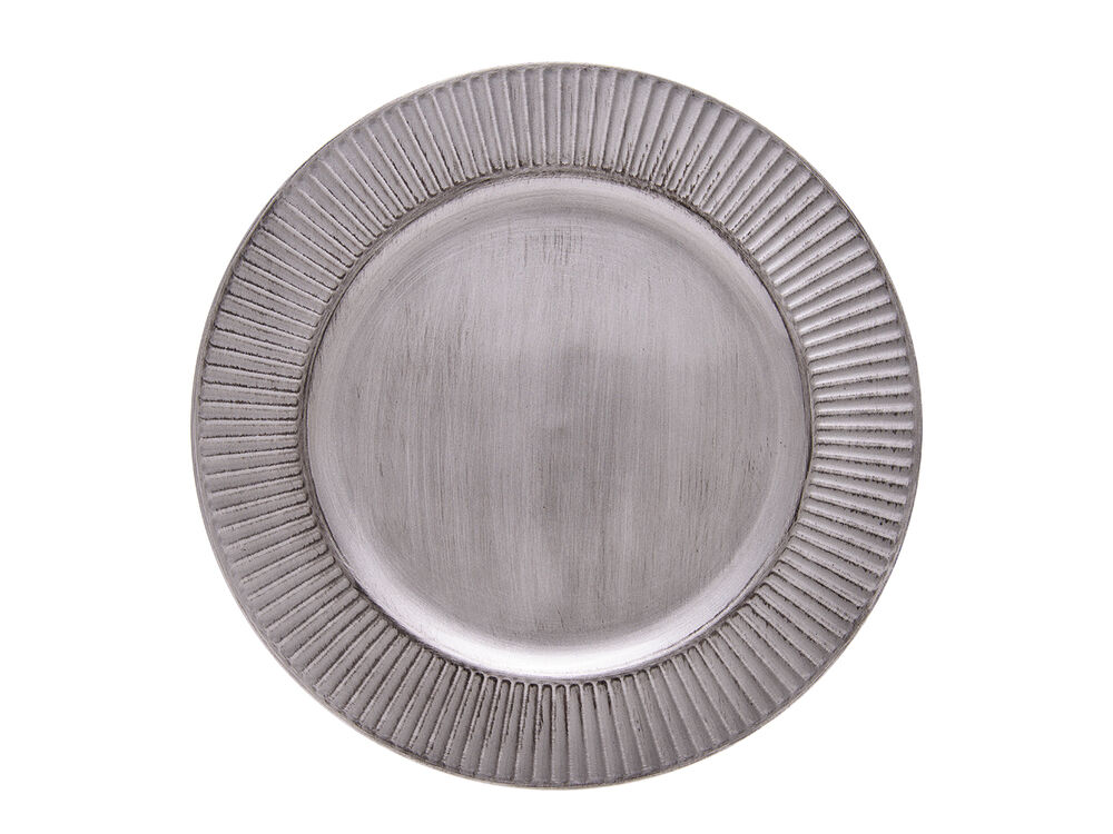 Sousplat 33cm Galles Silver Copa & Cia