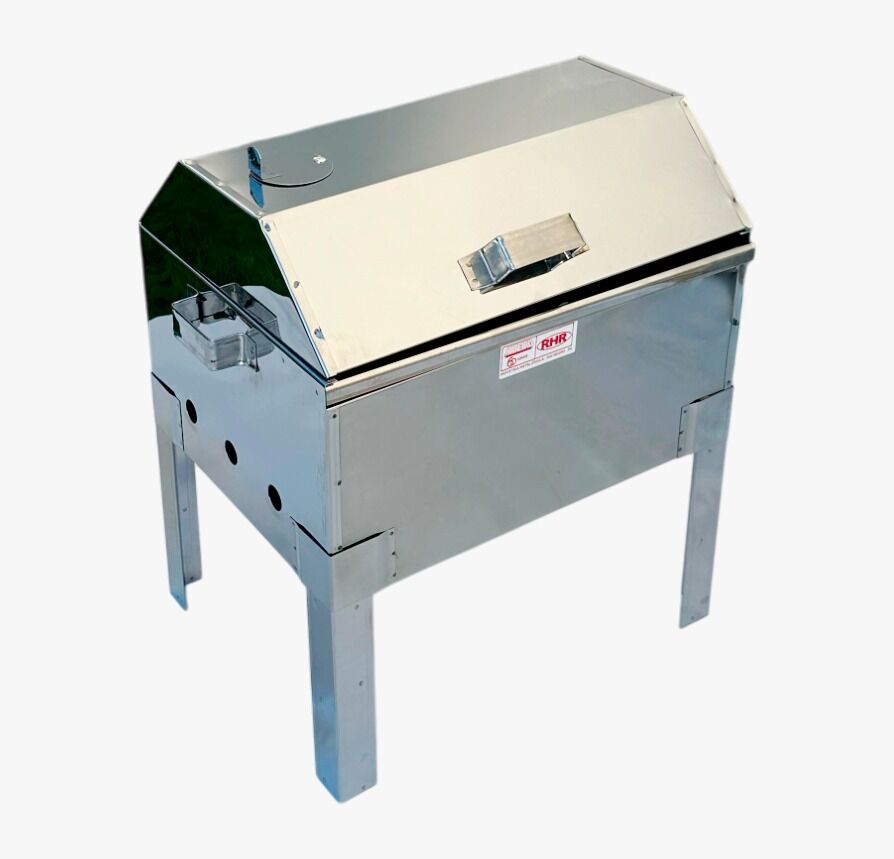 Churrasqueira Mini Aço Inox com Tampa RHR