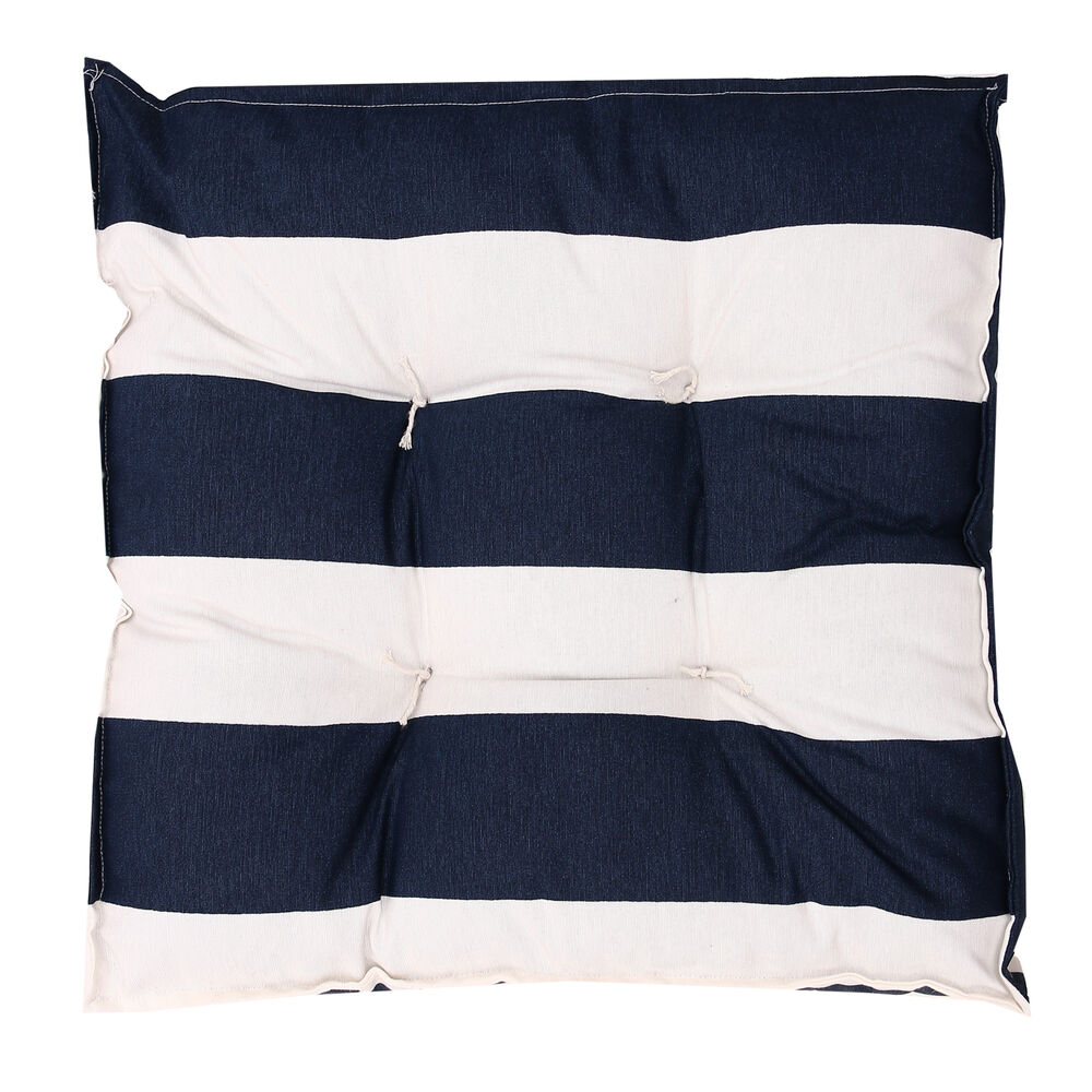 Futton Acqua Summer Listrado 45x45 Azul e Branco Diagonal