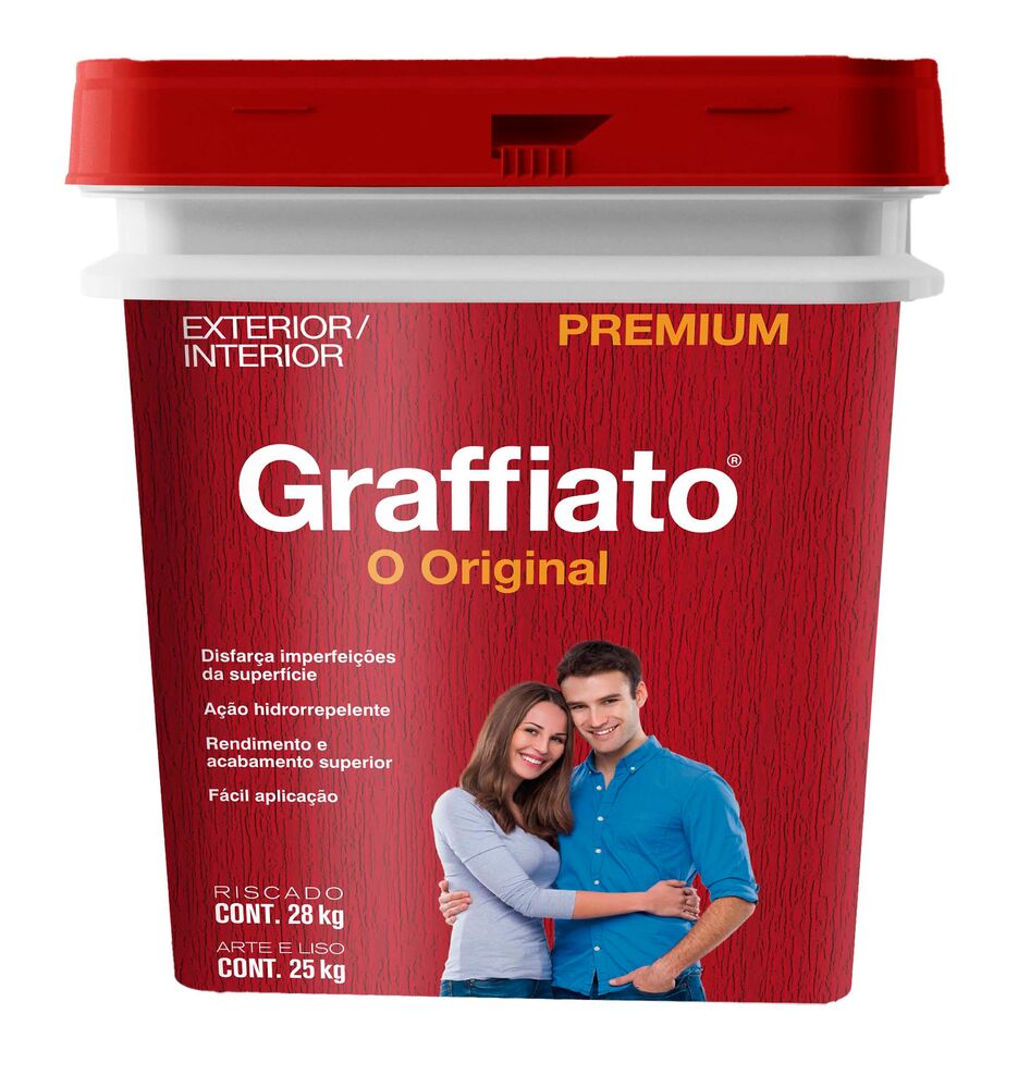 Textura Acrílica Graffiato Liso 25kg Branco Neve Hydronorth