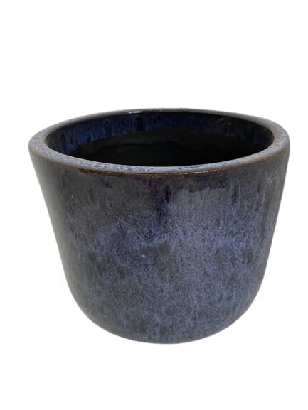 Cachepô Cerâmico Morumby N2 Azul Pacífico Fascino