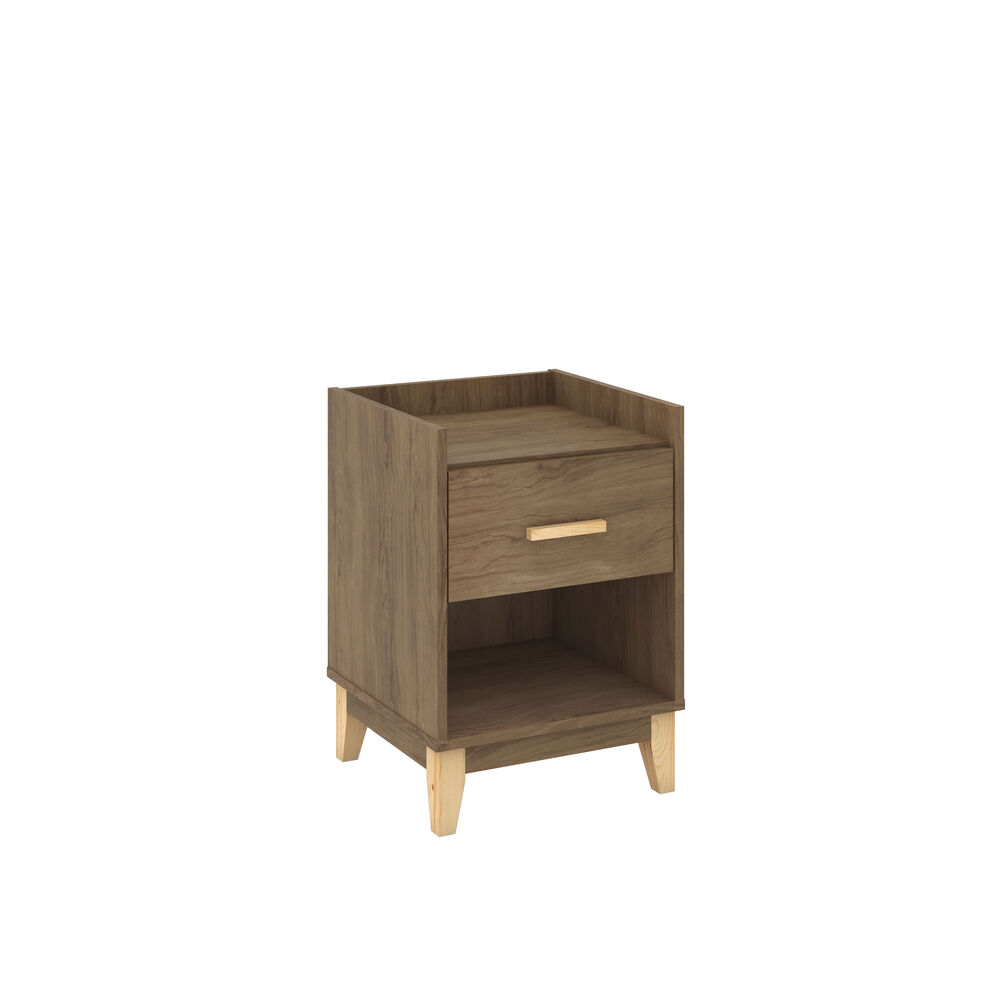 Criado Mudo com 1 Gaveta 40X56X38,5cm Freijó Movelbento