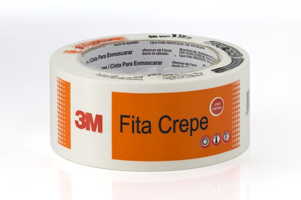 Fita Crepe 3M Tartan 5cmx50m Branca HB004311005