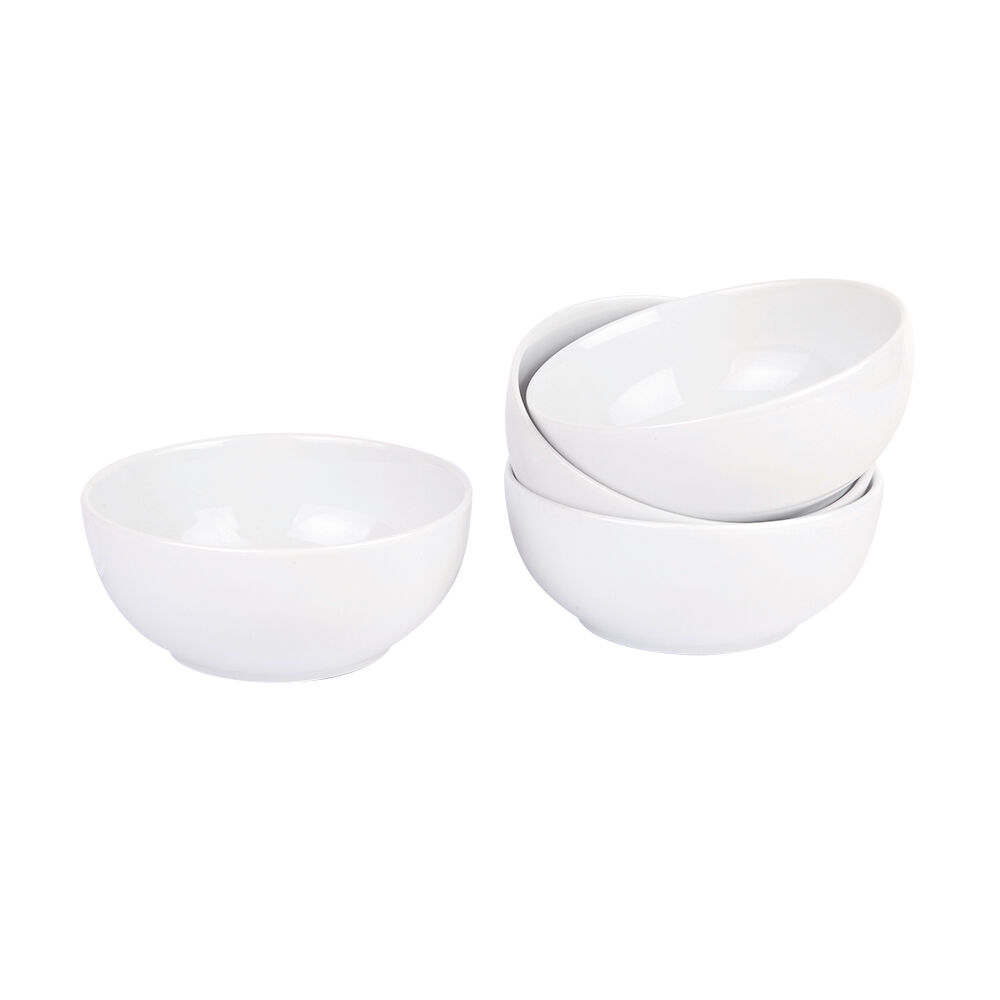 Jogo de Bowls de Porcelana 4 Peças 12cm Casa&Ideia