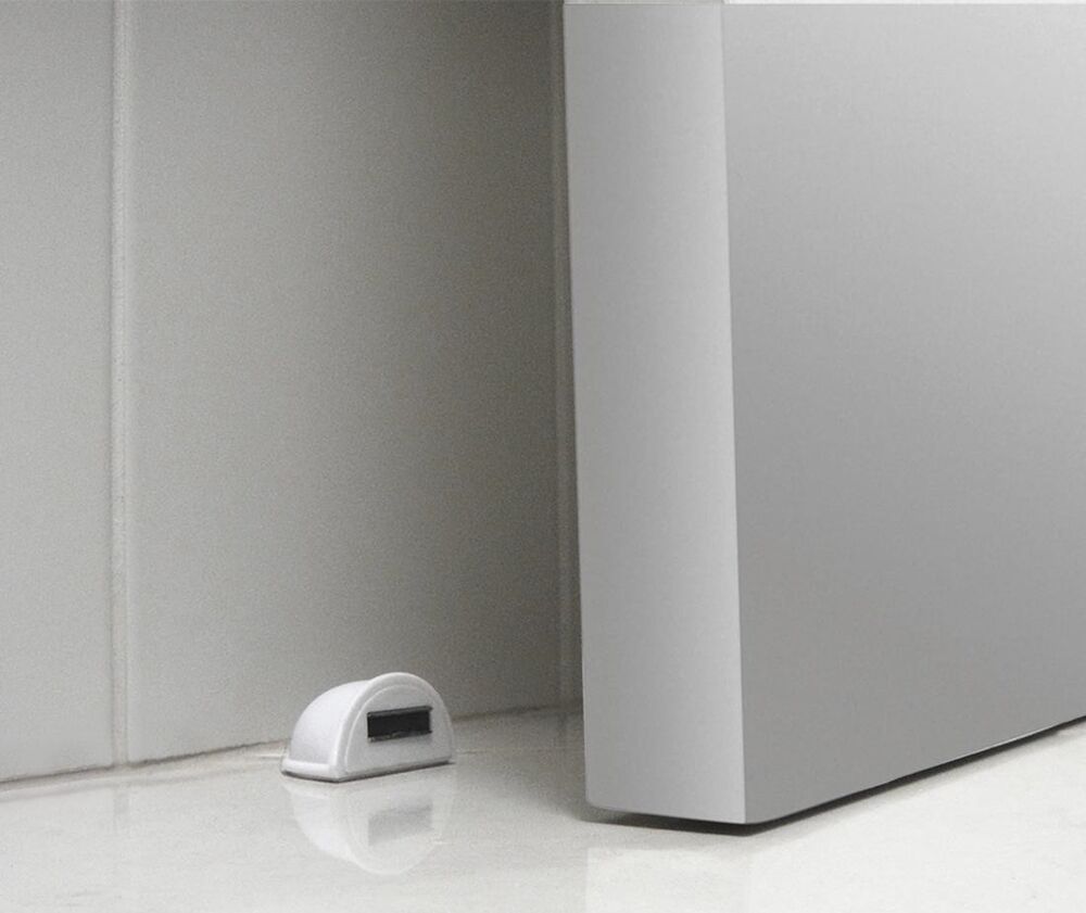 Trava Porta Magnético Branco Bemfixa