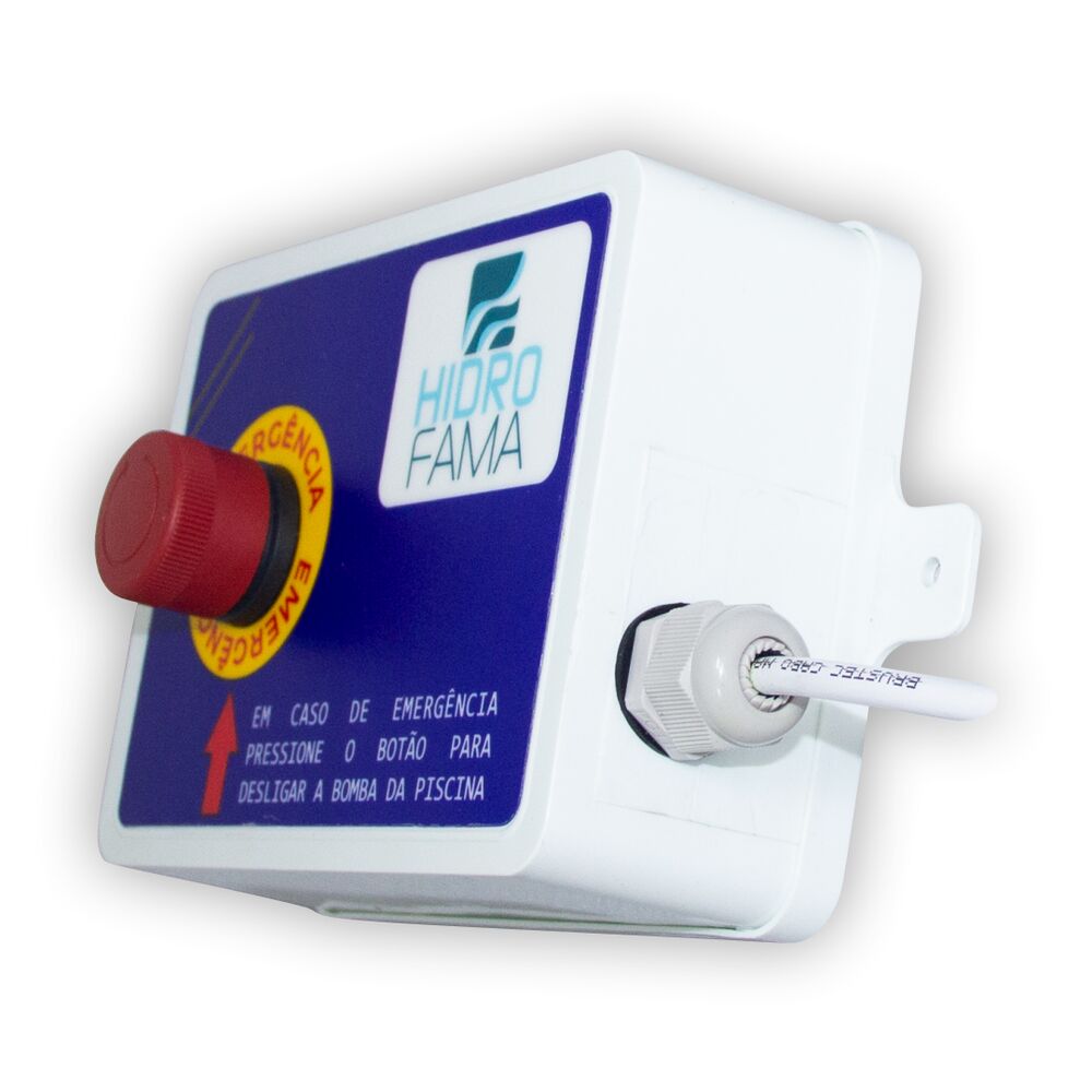 Botão de Emergência Segurança Bivolt Hidrofama