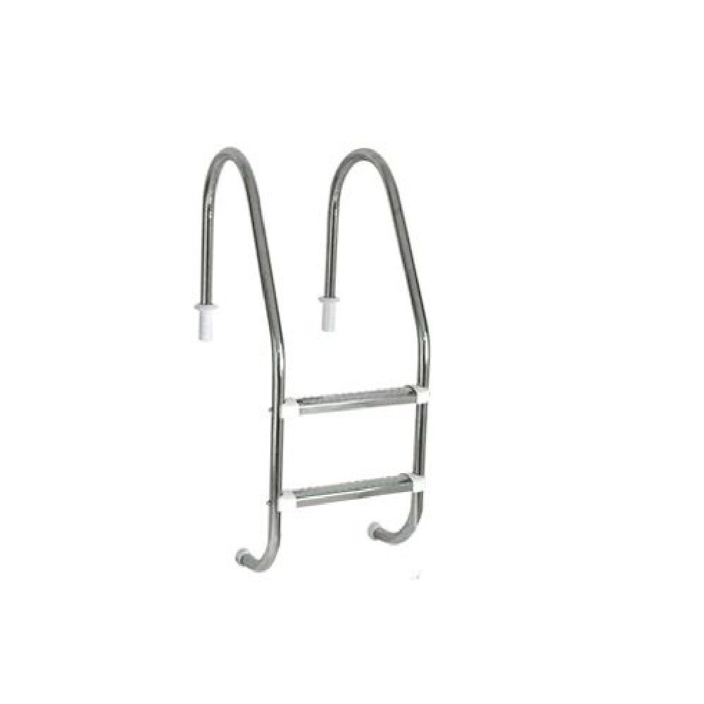 Escada 2 Níveis com Degraus em Inox para Piscina Pooltec