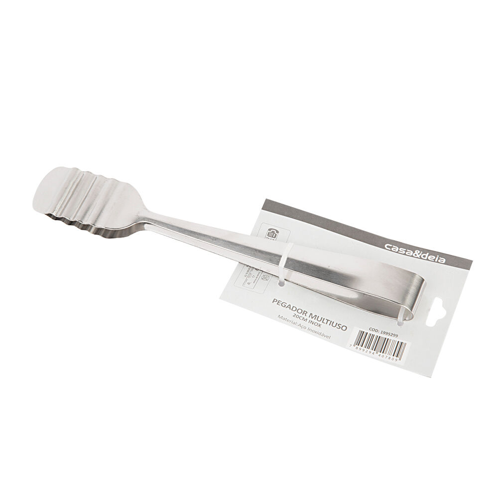 Pegador Multiuso 20cm Inox Casa&Ideia