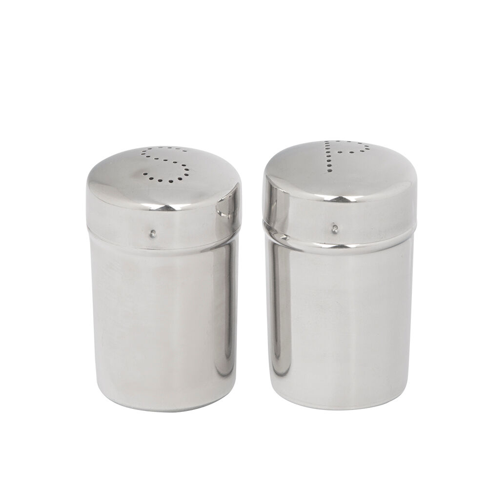 Saleiro Pimenteiro 2 Peças Inox Casa&Ideia