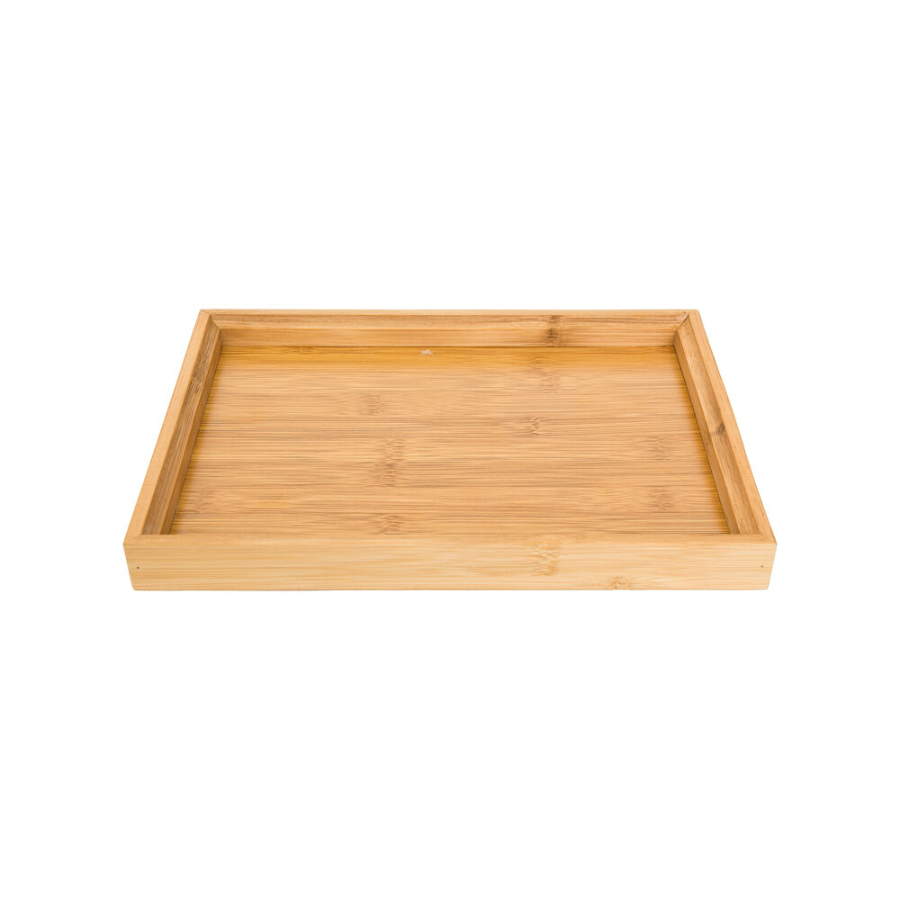 Bandeja Retangular Bambu 28x21cm Casa&Ideia