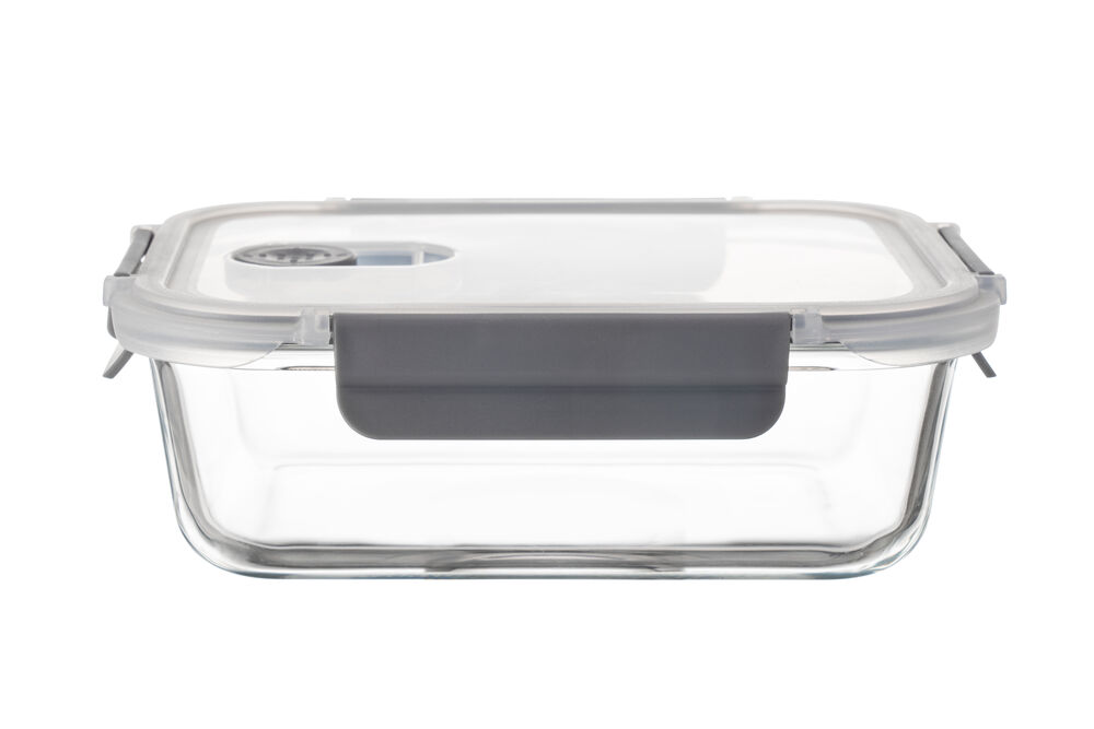 Pote de Vidro Hermético Com Tampa Plástica Reto 370ml Casa&ideia