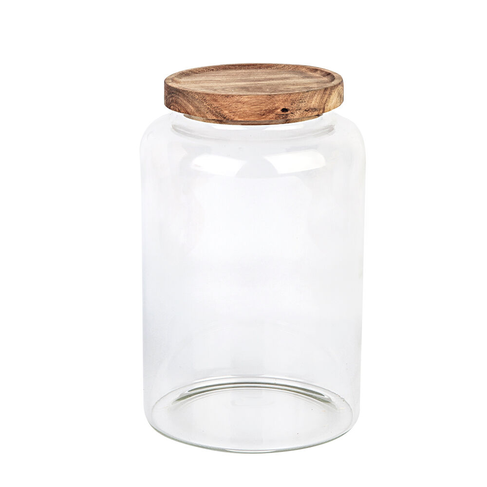 Pote de Vidro Boro com Tampa 2,8L Transparente Casa&Ideia