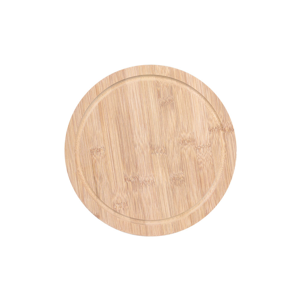 Tabua de Cozinha Redonda Bambu 25cm Casa&Ideia