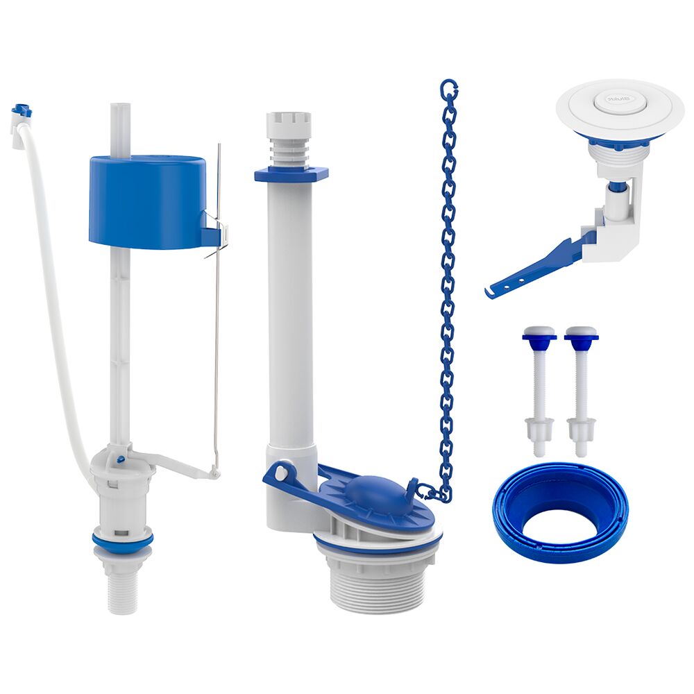 Kit Mecanismo Universal para Caixa Acoplada Branco Blukit