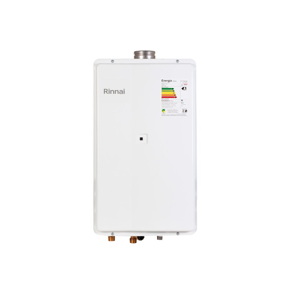Aquecedor de Água a Gás GLP Digital REU2802 35,5L/min Bivolt Branco Rinnai