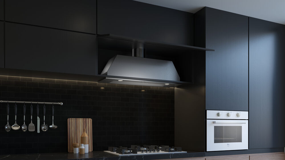Coifa de Embutir 90cm Inox Escovado Fisher