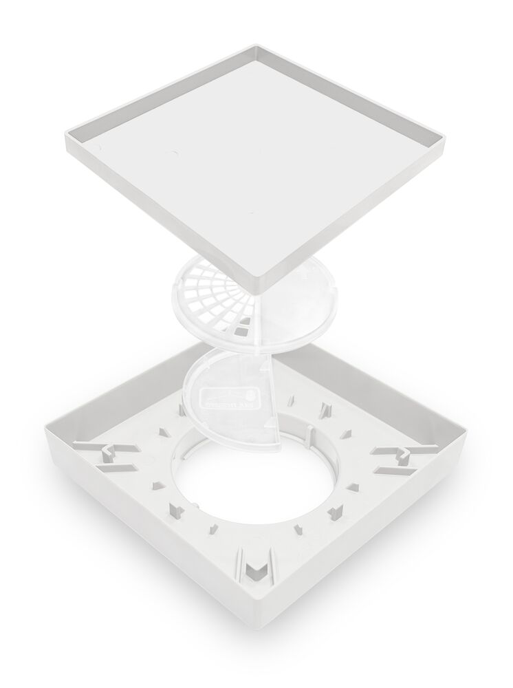 Ralo Oculto 15x15 Branco Multicerto