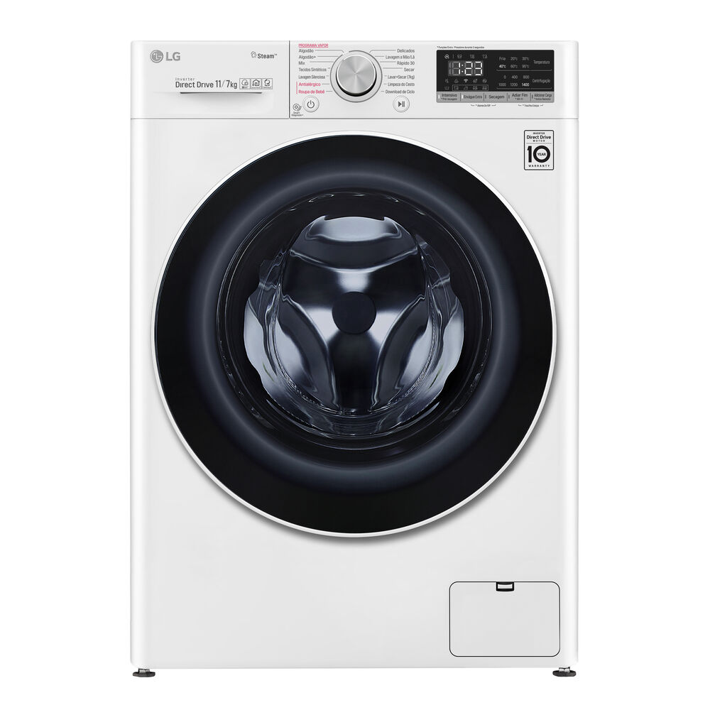 Lavadora de Roupas Lava e Seca CV5011WG4 11KG Branca LG