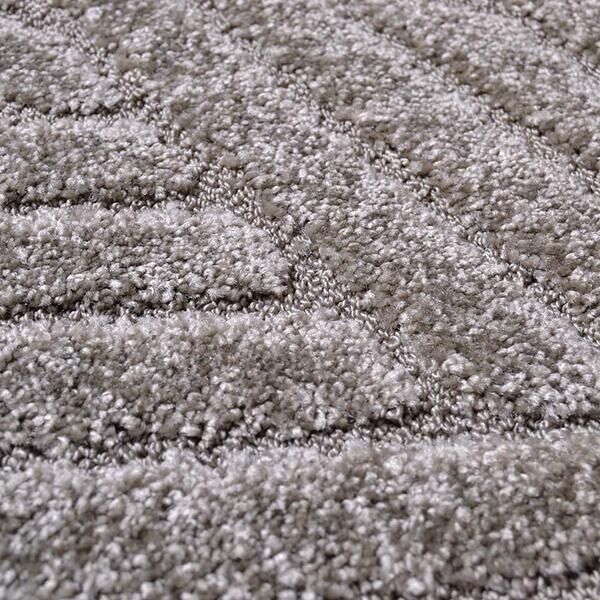 Tapete Realce Trama Polipropileno 1,00x1,50m Taupe J Serrano